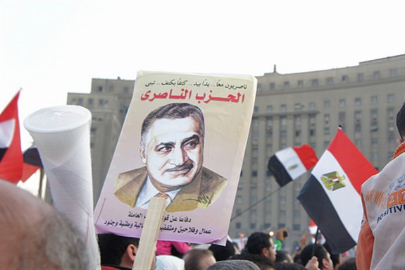 [Anti-Morsi protests in Tahrir on November 30th. Image originally posted to Flickr by Zeinab Mohamed.]