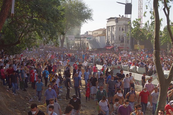 [Taksim Square - Gezi Park Protests, Istanbul. Image by Alan Hilditch.]