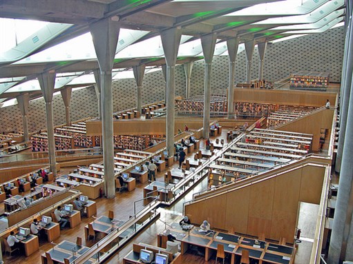 [Library of Alexandria. Image by Dennis Jarvis.]