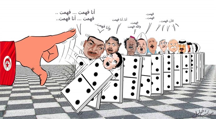[Arab dictators. Image by Saeb Khalil]