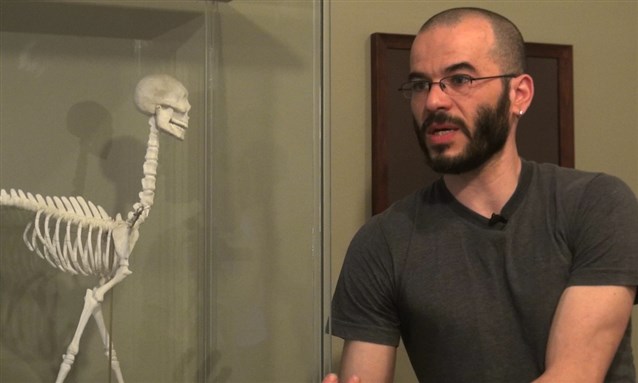 [Mohamed Baalbaki has been working on his museum series since 2006. Image courtesy of Medrar TV.]