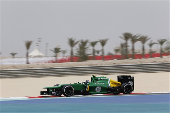 [2013 Bahrain Grand Prix goes ahead despite mass protests. 20 April 2013. Image from flickr/Steven Tee/LAT Photographic.]