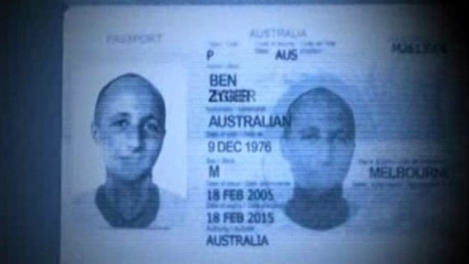 [A screenshot of the passport belonging to Israel`s \"Prisoner X\" Ben Zygier. Photo: Channel 10]