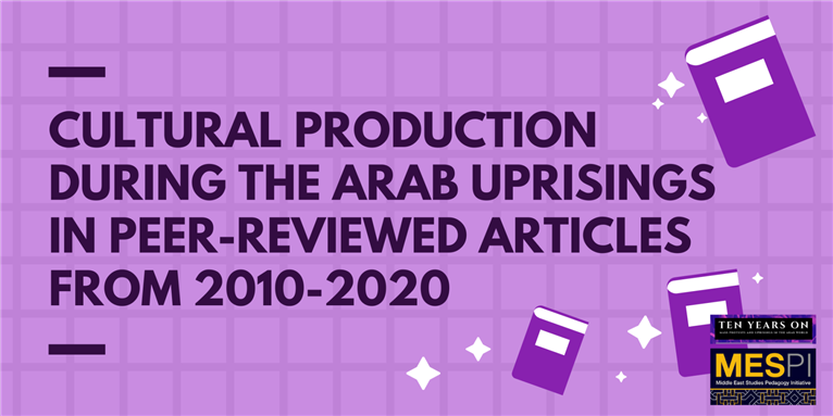 Cultural Production during the Arab Uprisings in Peer-Reviewed Articles (2010-2020)