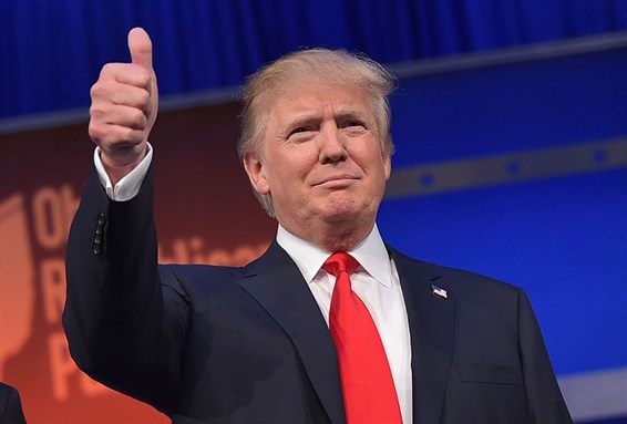 [Trump following his election victory on 9 November 2016. Photo from Wikimedia Commons]