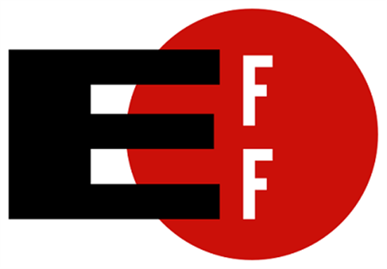 [Logo of the Electronic Frontier Foundation. Image from eff.org]
