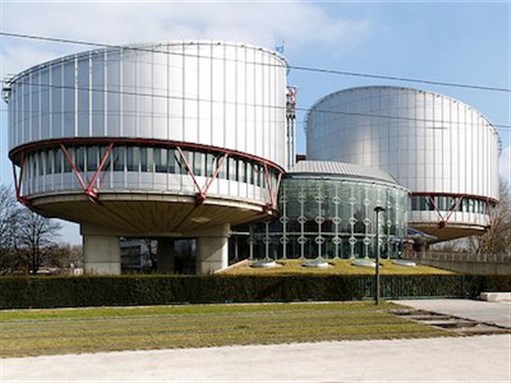 [European Court of Human Rights in Strasbourg. Image by CherryX via Wikimedia Commons]