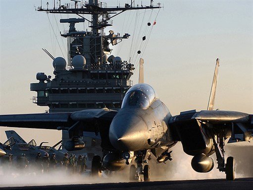 [Joint naval exercises involving the US and forty of her allies were held in the Gulf this past week. Image from flickr/Ryan O`Connor. 2005.]
