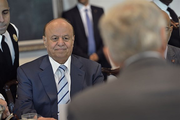 [Abd Rabbuh Mansour Hadi withdrew his resignation of the presidency and fled to Aden this week. Image from Glenn Fawcett/Wikimedia Commons.]