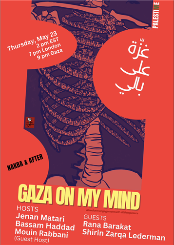 Gaza On My Mind: A Freeform Engagement with All Things Gaza Part 3 (23 May)