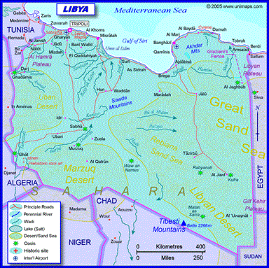 [Map of Libya. Image from unimaps.com]