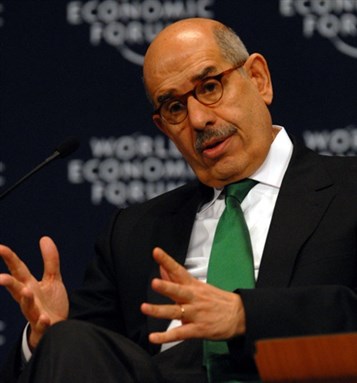 [Egyptian Vice President Mohamed ElBaradei at the World Economic Forum on the Middle East 2008 held in Sharm El Sheikh, Egypt. Photo by World Economic Forum]