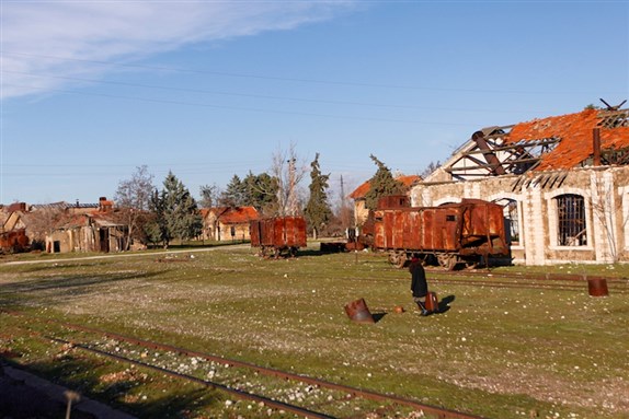 [Former train station in Lebanon. Image by Dictaphone Group]
