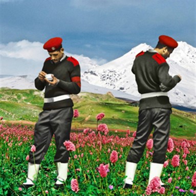 \"The break,\" from the series Upekkha, 2011 by Nermine Hammam. Archival inkjet print, 60 x 90 cm. (Copyright V&A. Art Fund Collection of Middle Eastern Photography at the V&A and the British Museum.)
