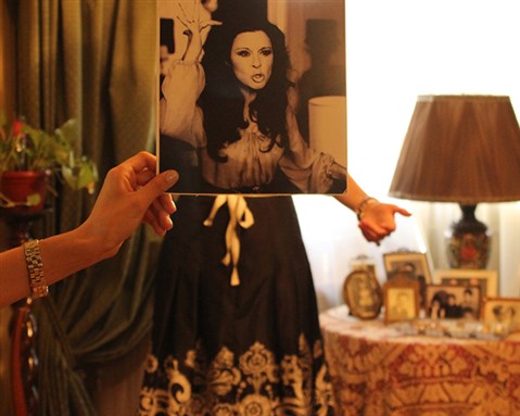 [\"Soaad Hosni.\" Photo by Omnia Magdy.]