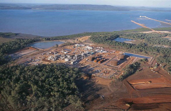 [Oil-Shale Development, Stuart Deposit, Australia. Image by Greenpeace Australia/Stewe. August 1998.]