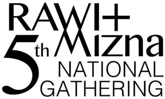 [Logo of the 5th National RAWI + Mizna Literary Gathering. Image from mizna.org]