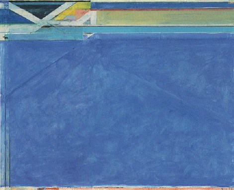 [\"Ocean Park No. 129 by Richard Diebenkorn. Image via Wikipedia]