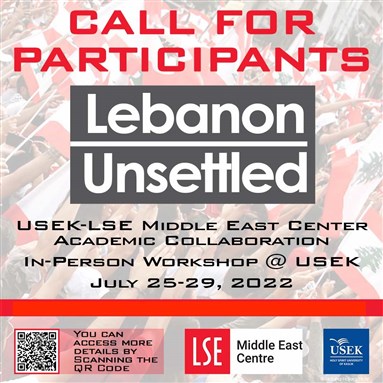 Call for Participation: Lebanon Unsettled
