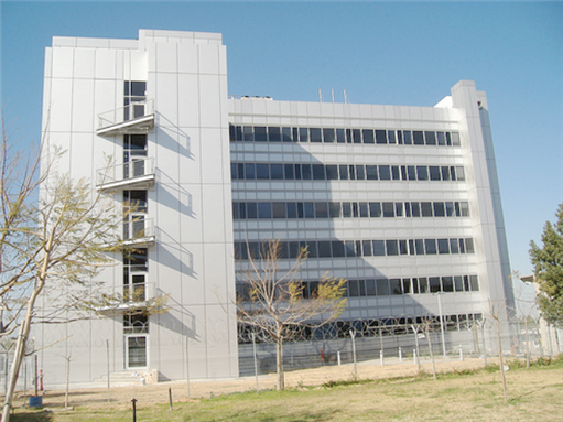 [Building from Israeli Air Force Base in the Negev. Image by John Rice. From US Army Corps of Engineers.]