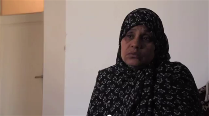 [Islam Harbi`s mother. Image from video posted below.]