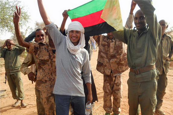 [Tuareg rebels join forces in northern Mali and declare interim government. Image by Jemal Oumar/Flickr.]