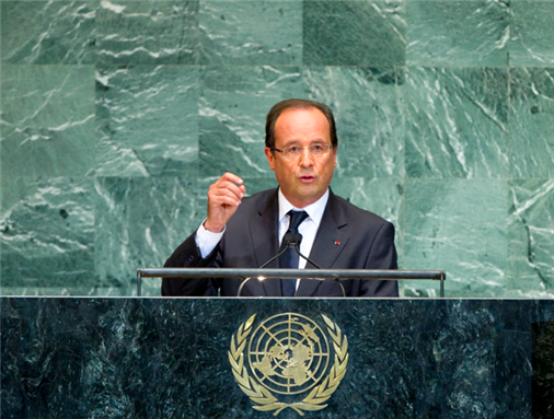 [French President, François Hollande. Image from Rrance.Diplomatie/Flickr.]