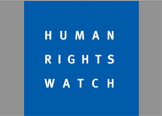 [Human Rights Watch logo. Image from hrw.org]