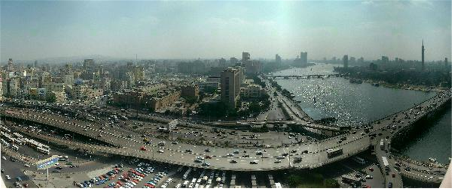[6th October Bridge, Cairo, Egypt. Image originally posted on Wikipedia]