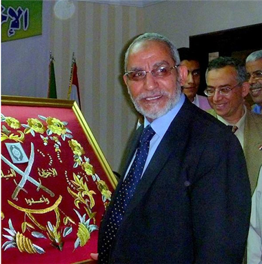 [The Supreme Guide of the Muslim Brotherhood Mohamed Badie. Image originally posted to Wikipedia]