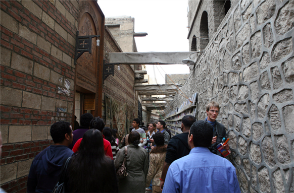 [Image from the Coptic quarter in Cairo. Image by askii/Flickr.]