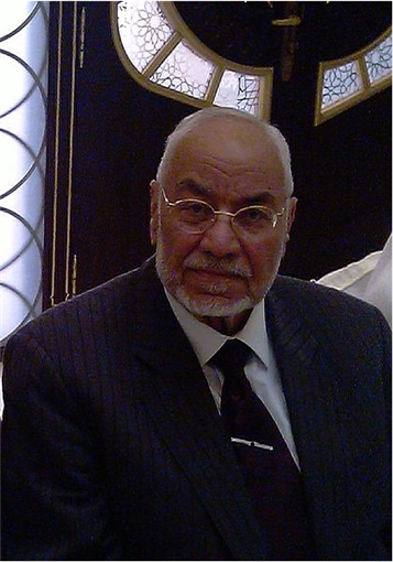 [Mohamed Mahdi Akef, former supreme guide of the Muslim Brotherhood. Image originally posted to Wikipedia]
