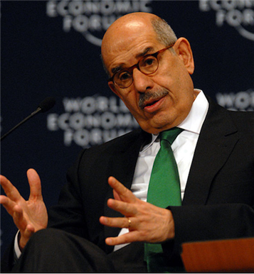 [Mohamed ElBaradei. Image originally posted to Wikimedia Commons]