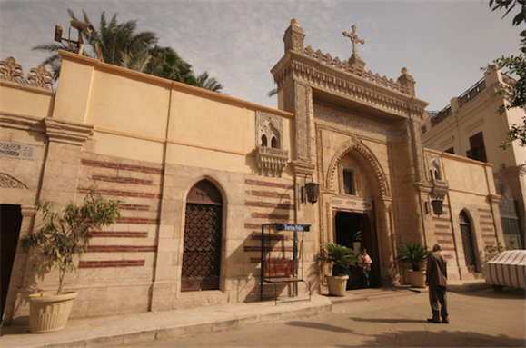 [Coptic church in Cairo, Egypt. Image originally posted to Flickr by Ana Paula Hirama]
