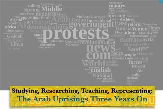Studying, Researching, Teaching, Representing: The Arab Uprisings Three Years On (28 April, George Mason University)