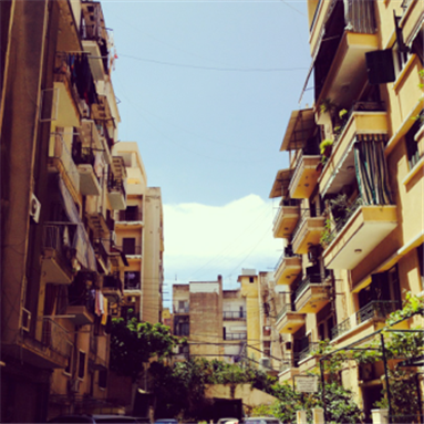 [The Gemmayzeh neighborhood. Image by author]