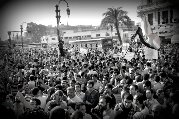 [6 May 2012, march against arbitrary detention and military trials. Photo courtesy of Gigi Ibrahim via Flickr.]