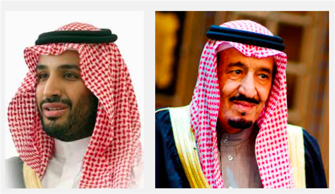 [Mohammad ibn Salman and Salman ibn Abdulaziz Al Saud. Image from google images.]