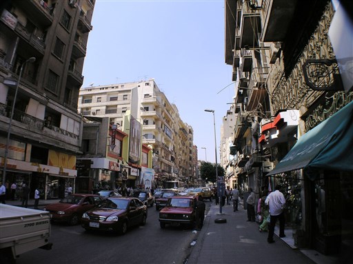 [Talaat Harb in Cairo. Image by Daniel Meyer via Wikimedia]