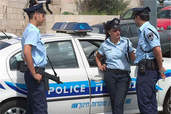 [Police officers in Israel. Photo taken by Mark Probst and uploaded via Wikimedia Commons]