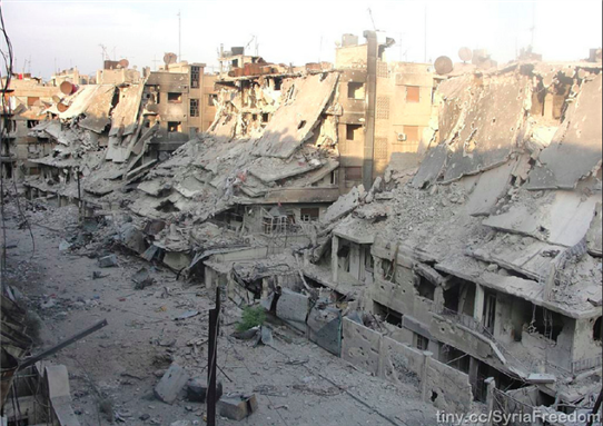 [Al-Khalidieh-Homs on 23 November 2012. Image by Freedom House via Flickr]