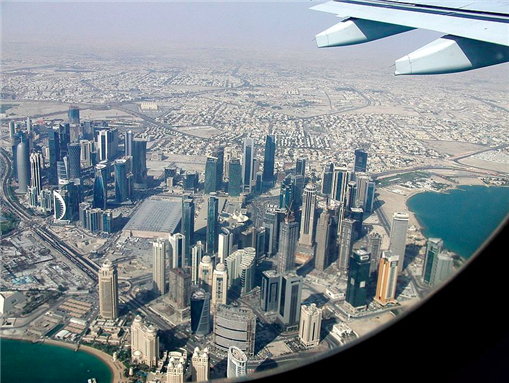 [Doha, Qatar. Picture taken by JanManu in 2014 and uploaded via Wikimedia Commons]