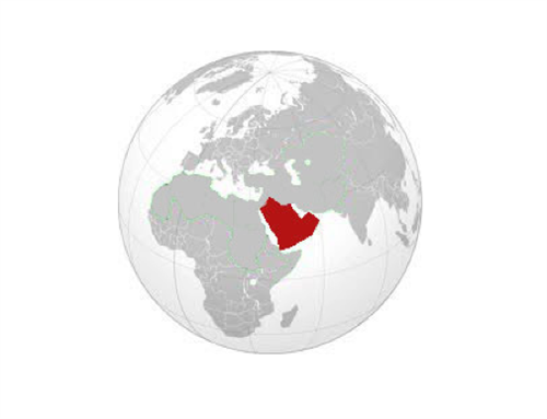 [Arabian Peninsula. Image design by Jadaliyya.]