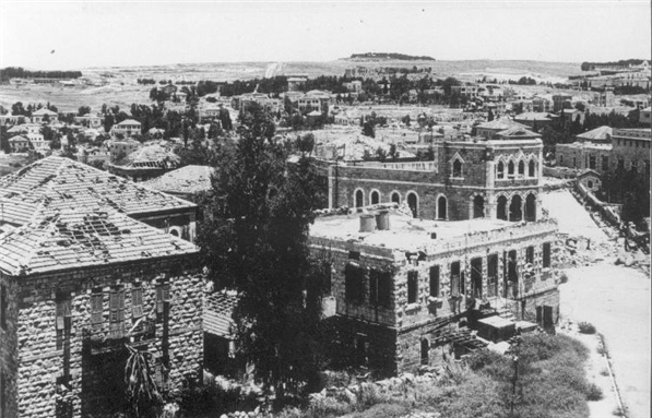 Sheikh Jarrah after Operation Yevusi in April 1948. Photo by Lion Oz via Wikimedia Commons.