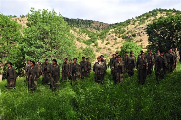 [PKK members in Qandil, March 2013. Image via thomas koch / Shutterstock.com]