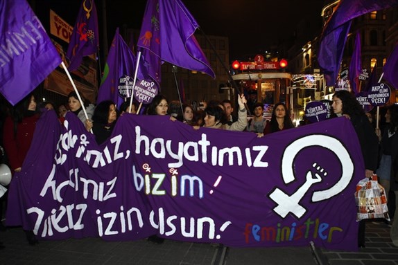 [International Women`s Day, Istanbul, March 2013. Image by fulya atalay / Shutterstock.com]