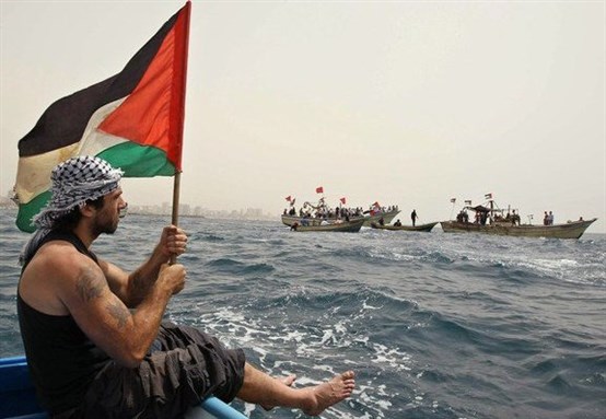 [Vik in Gaza. Image from unknown archive] 