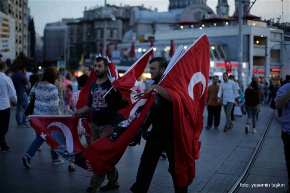 [Taksim Square, Istanbul. Photo by Yasemin Taskin]