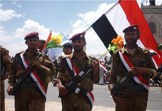 [Yemen`s first armored division, formerly under the control of General Ali Mohsen, was defeated by Houthi forces in later September. Image from Ibrahem Qasim. 22 May 2011.]