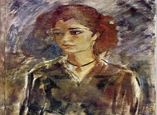  [بورتريه لميعة عباس عمارة، رسم جواد سليم]